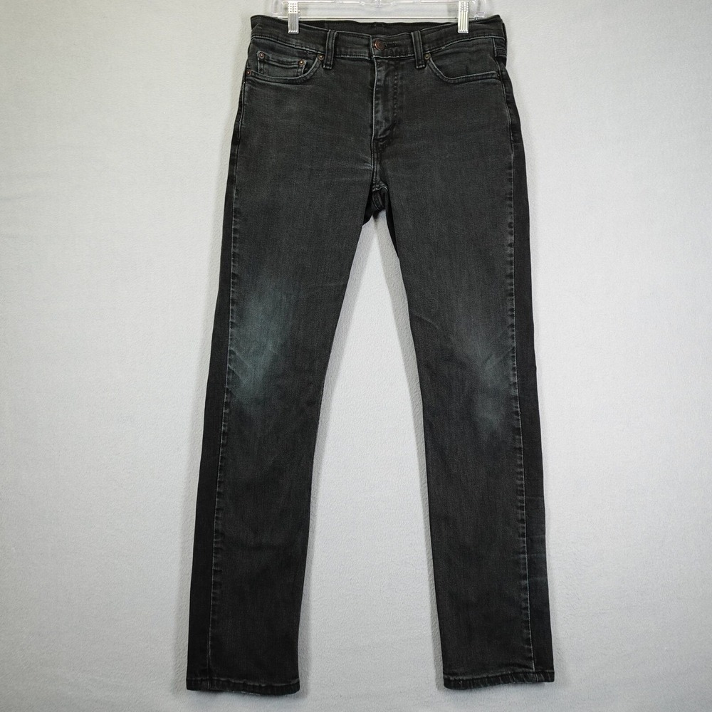 Levi's Jeans Mens 33x34 Black 511 Slim Fit Stretch Denim Casual Workwear Pants